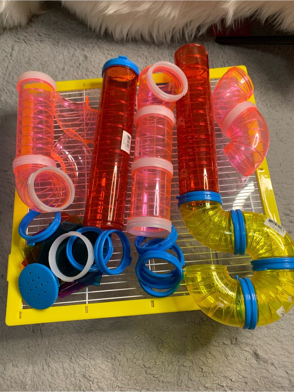 Modular Party Tunnel Tubes - Pink, Red & Yellow Pack